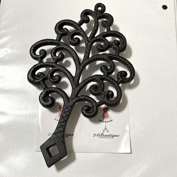 1951 Vintage JZH “Family Tree” - Cast Iron Trivet Decorative Wall Hanging - Picture 1 of 10